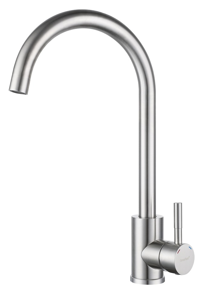 Фото Смеситель для кухни GranFest Z-5410 Нержавеющая сталь