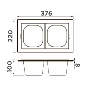 Картинка Omoikiri DC-04-2-GB