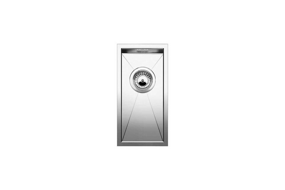 Фото Металлическая мойка Blanсo ZEROX 180-U нерж.сталь зеркальная полировка с отв. арм. InFino