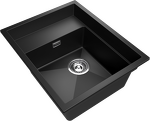 Превью картинка Гранитная мойка Rivelato NOBILE 544-L 1-чаш 540*440 antracite #2