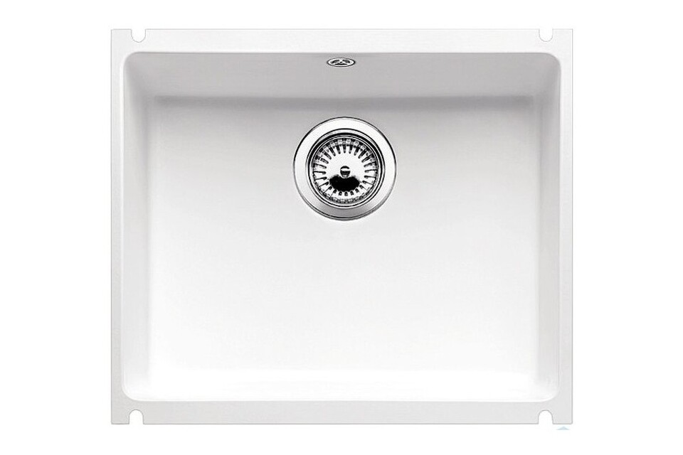 Фото Гранитная мойка Blanсo SUBLINE 500-U керамика PuraPlus глянцевый белый