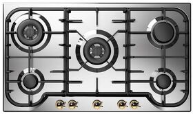 Картинка ILVE HCB90CCN/SSG нержавеющая сталь (фурн. латунь)