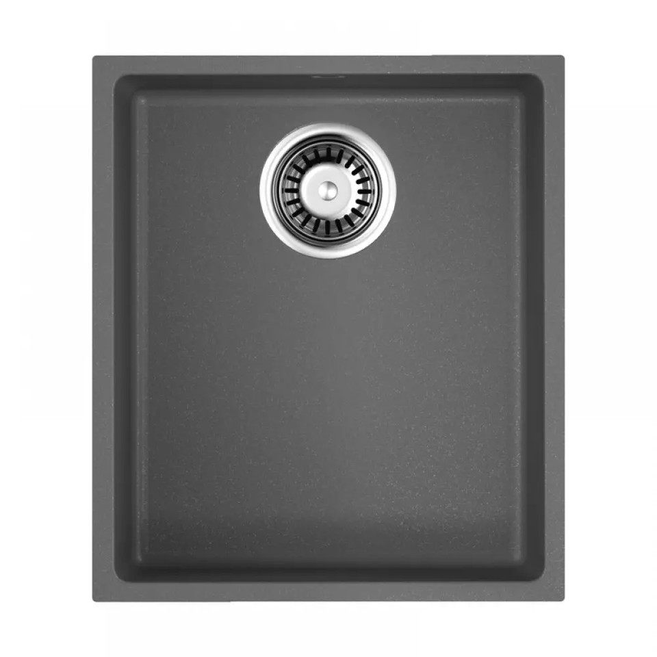 Фото Гранитная мойка Omoikiri Bosen 38-U-PL Tetogranit/платина