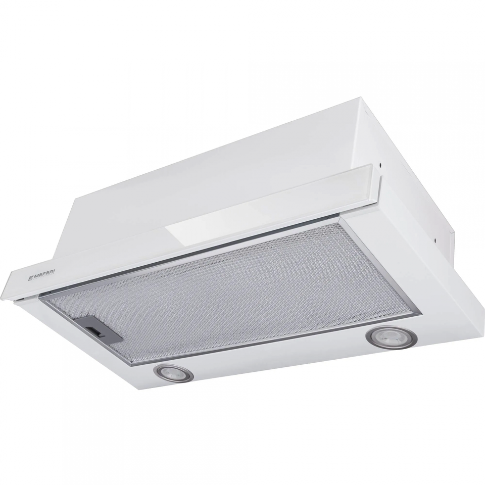 Фото Встраиваемая вытяжка Meferi SLIDEBOX60WH GLASS ULTRA
