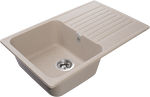 Превью картинка Кварцевая мойка GranFest GF-QUARZ 78 Песочный #2
