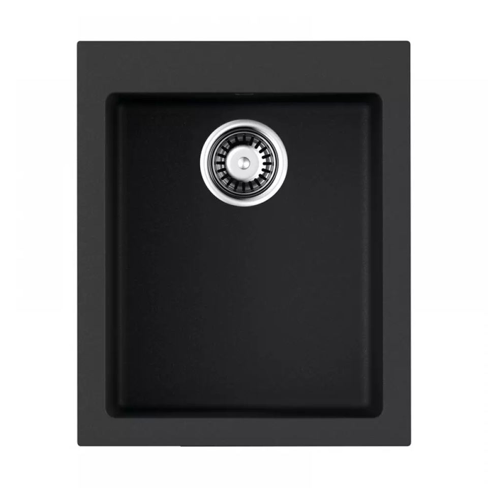 Фото Гранитная мойка Omoikiri Bosen 41-BL Tetogranit/черный