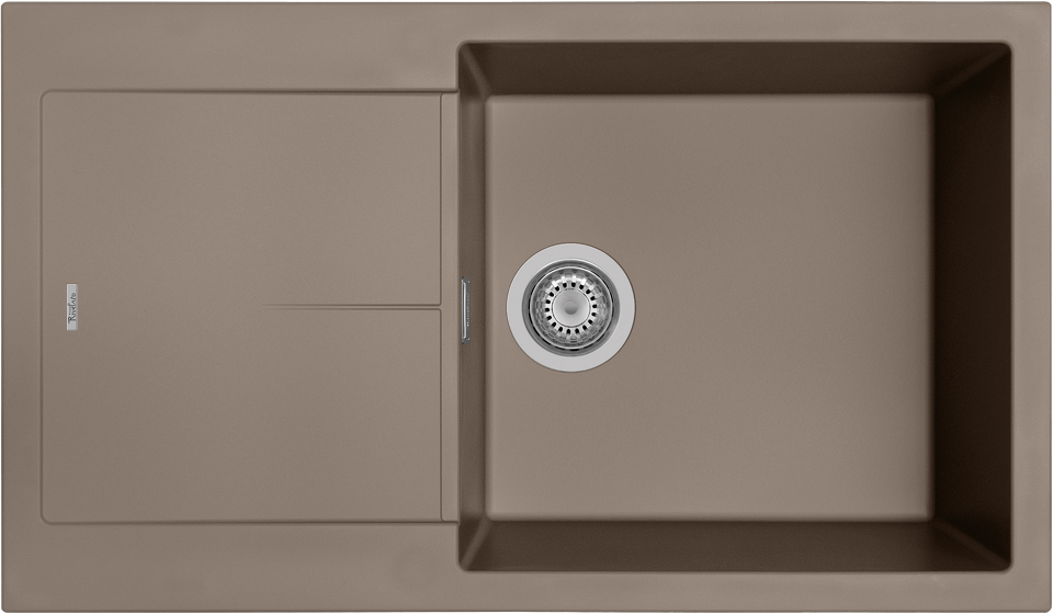 Фото Гранитная мойка Rivelato LUMO 8650 1-чаш 860*500 Tartufo