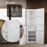 Превью картинка Холодильник с нижней морозилкой Weissgauff WRK 2010 D Inverter NoFrost White Soft Close #14