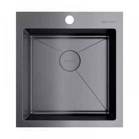 Картинка Omoikiri Akisame 46-GM нерж. сталь/вороненая сталь