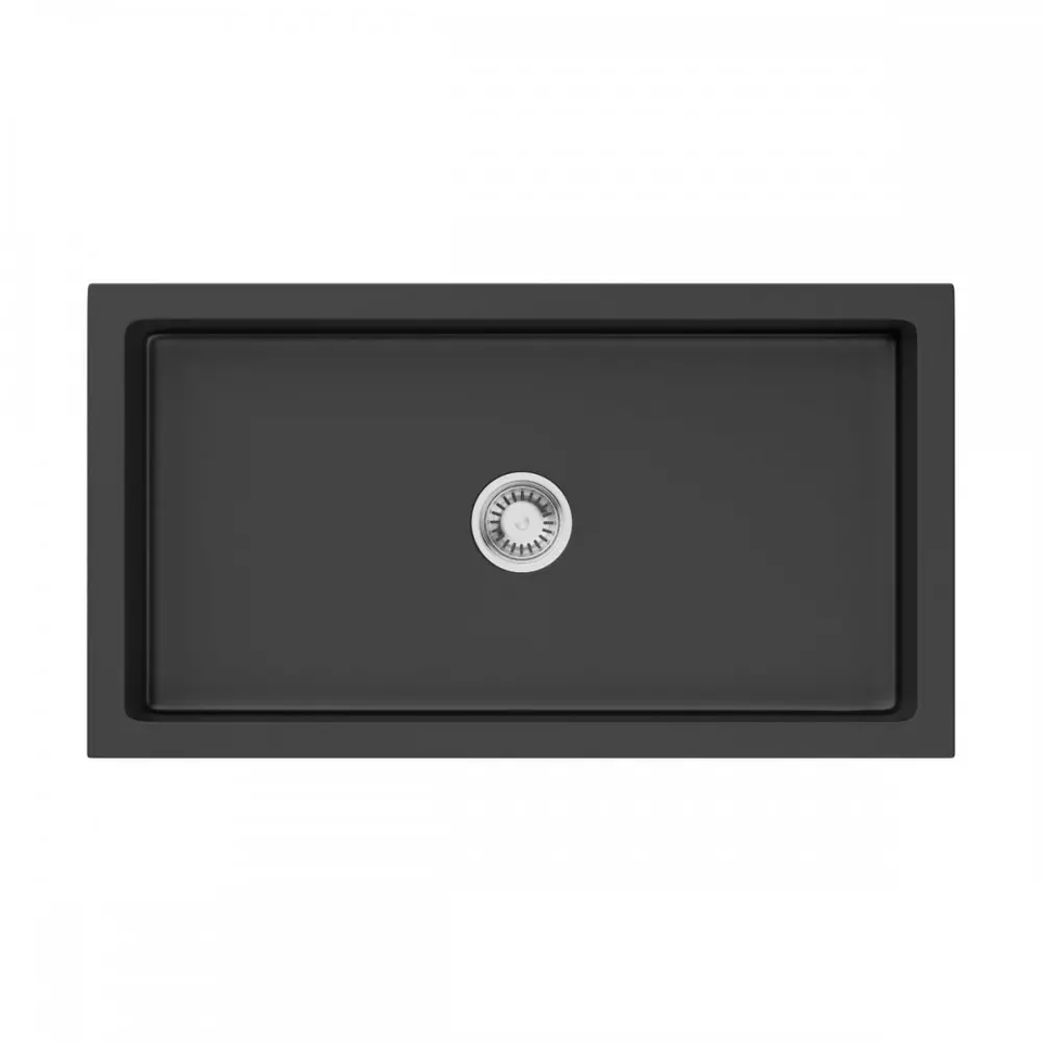 Фото Гранитная мойка Omoikiri Mikura 83-BL Natceramic/черный