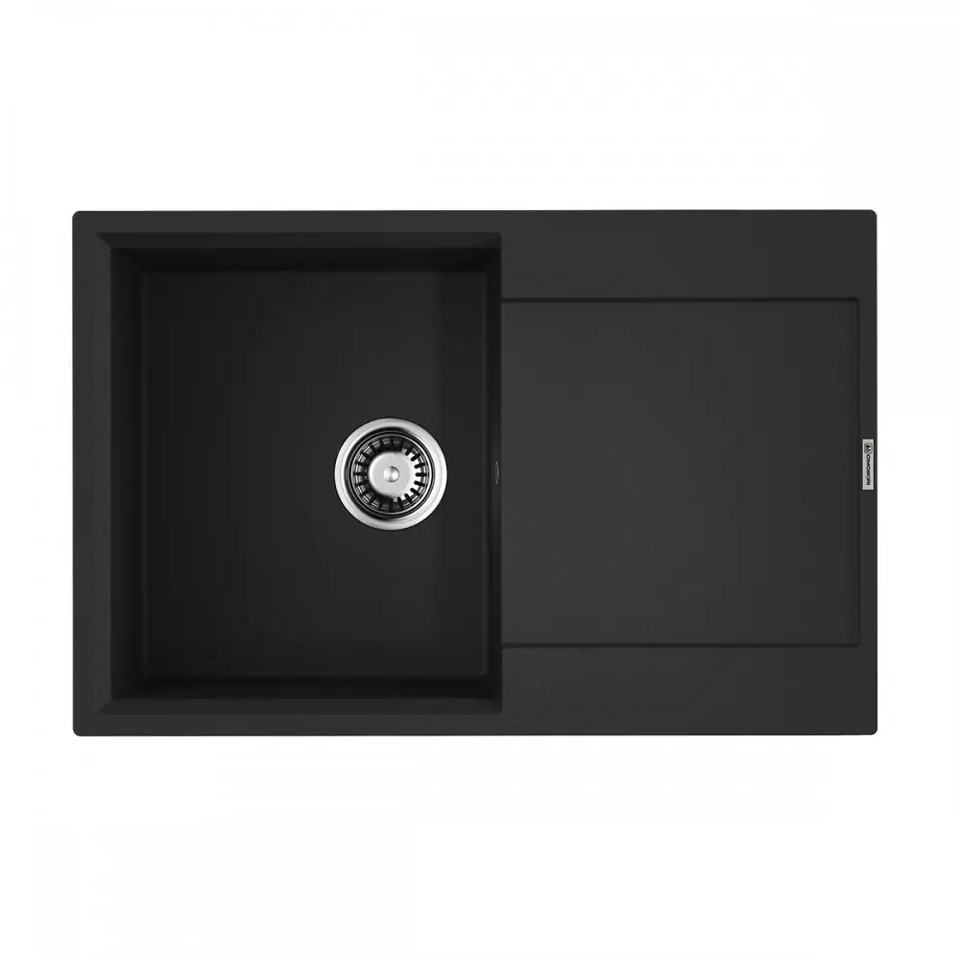 Фото Гранитная мойка Omoikiri Daisen 78T-BL Tetogranit/черный