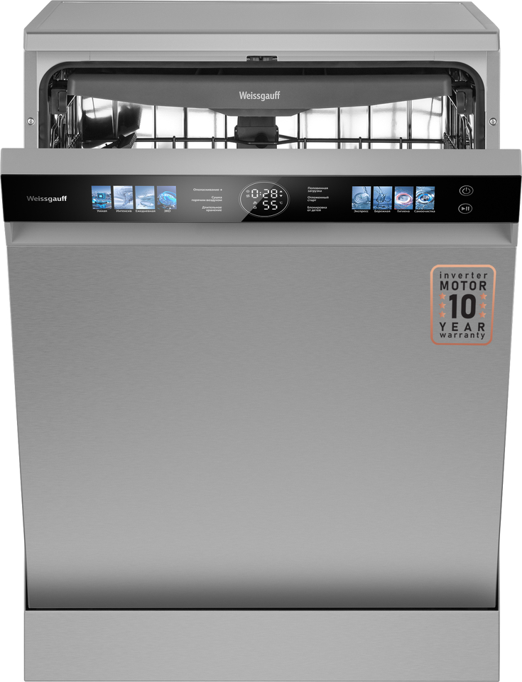 Фото Посудомоечная машина 60см Weissgauff DW 998 Touch Inverter Dual Fan Dry