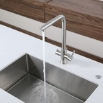 Превью картинка Смеситель для кухни GranFest Z-5421 Нержавеющая сталь #2