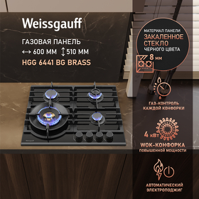 Картинка Weissgauff HGG 6441 BG Brass