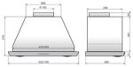 Превью картинка Полновстраиваемая вытяжка Elikor Врезной блок 52Н-650-Э3Д нерж #2