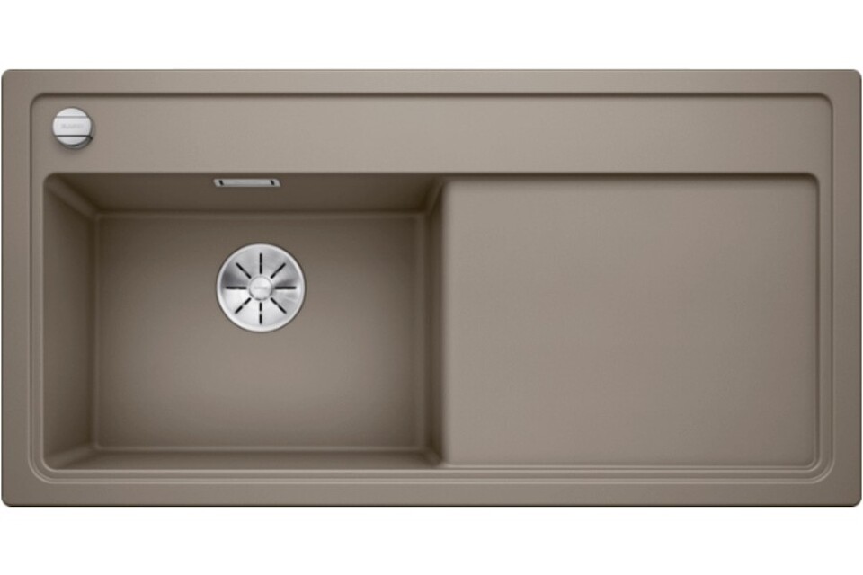 Фото Гранитная мойка Blanсo BLANCO ZENAR XL 6S (чаша слева) SILGRANIT серый беж с кл.-авт. InFino