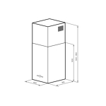 Превью картинка Цилиндрическая вытяжка Lex MONO 400 BLACK воздухоочиститель #5