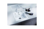 Превью картинка Гранитная мойка Blanсo DALAGO 45-F SILGRANIT PuraDur белый с клапаном-автоматом #2