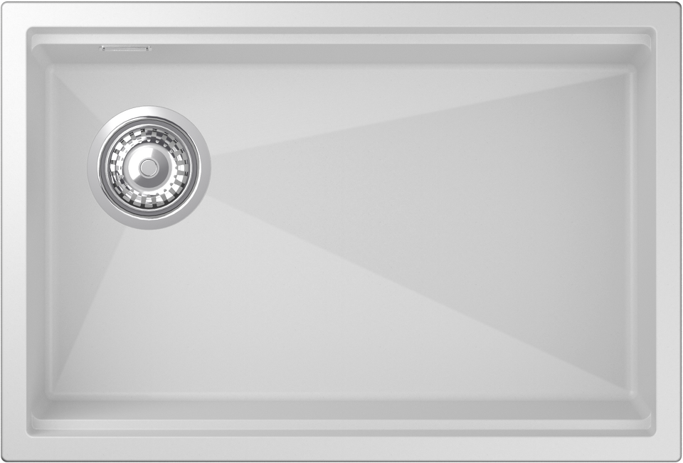 Фото Гранитная мойка Rivelato LINO 654-L 1-чаш 650*440 brina