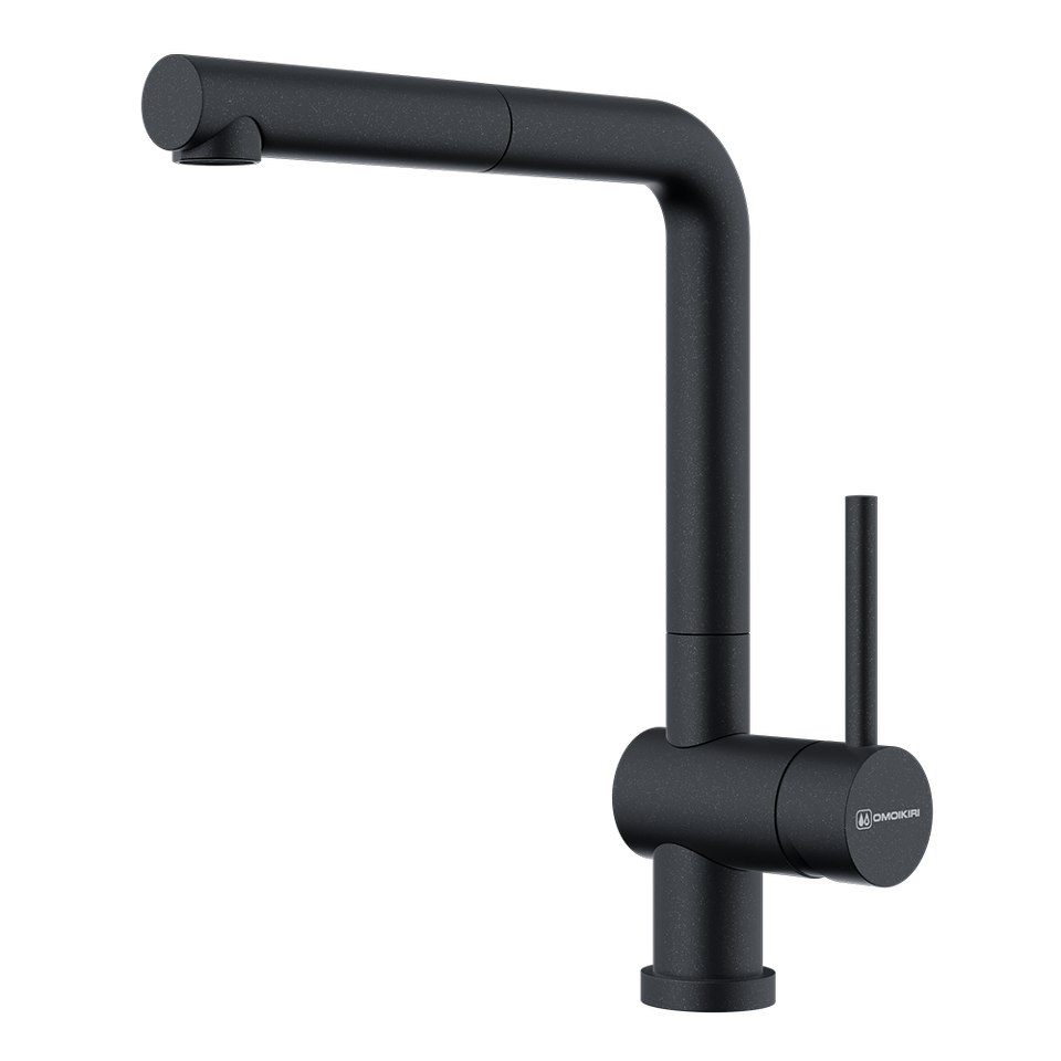 Фото Смеситель для кухни Omoikiri Akashi-S-BL латунь/черный
