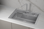 Превью картинка Кварцевая мойка GRANULA 7301i, АЛЮМИНИУМ #1