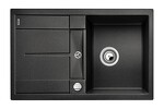 Превью картинка Гранитная мойка Blanсo METRA 45 S-F SILGRANIT PuraDur антрацит, с клапаном-автоматом #1