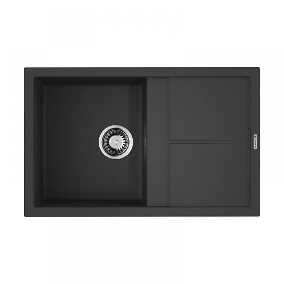 Фото Гранитная мойка Omoikiri Sumi 79-BL Tetogranit/черный
