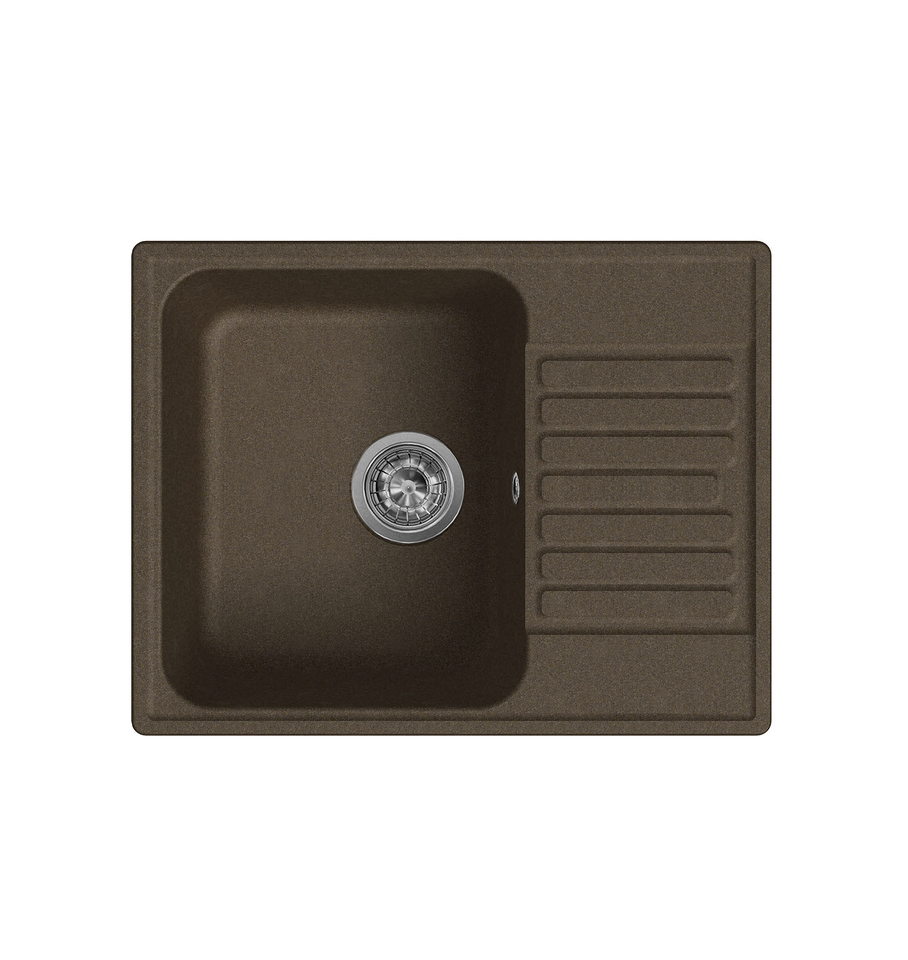 Фото Кварцевая мойка Lex Garda 620 Chocolate