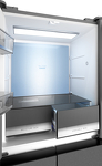 Превью картинка  Холодильник side by side Weissgauff WCD 450 Bru Steel Glass NoFrost Inverter #21