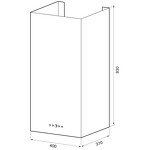 Превью картинка Цилиндрическая вытяжка KRONA DITA R 400 inox PB #2