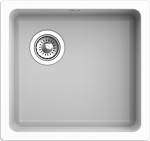 Превью картинка Кварцевая мойка Rivelato BERKANA 45 подст.монтаж 1-чаш 485*455 brina #1