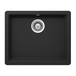 Превью картинка Гранитная мойка SCHOCK QUADRO 60U CRISTALITE оникс #1