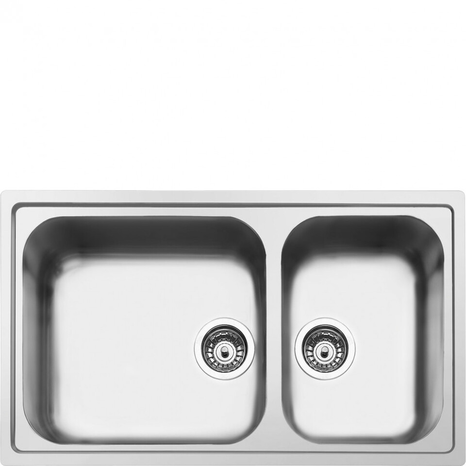 Фото Металлическая мойка Smeg LGR862-2