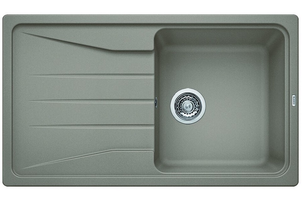Фото Гранитная мойка Blanсo SONA 5S SILGRANIT PuraDur серый беж