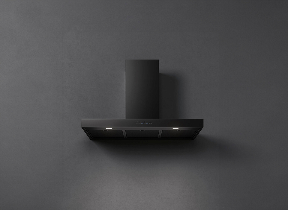 Фото Т-образная вытяжка  Falmec MERCURIO BLACK 60