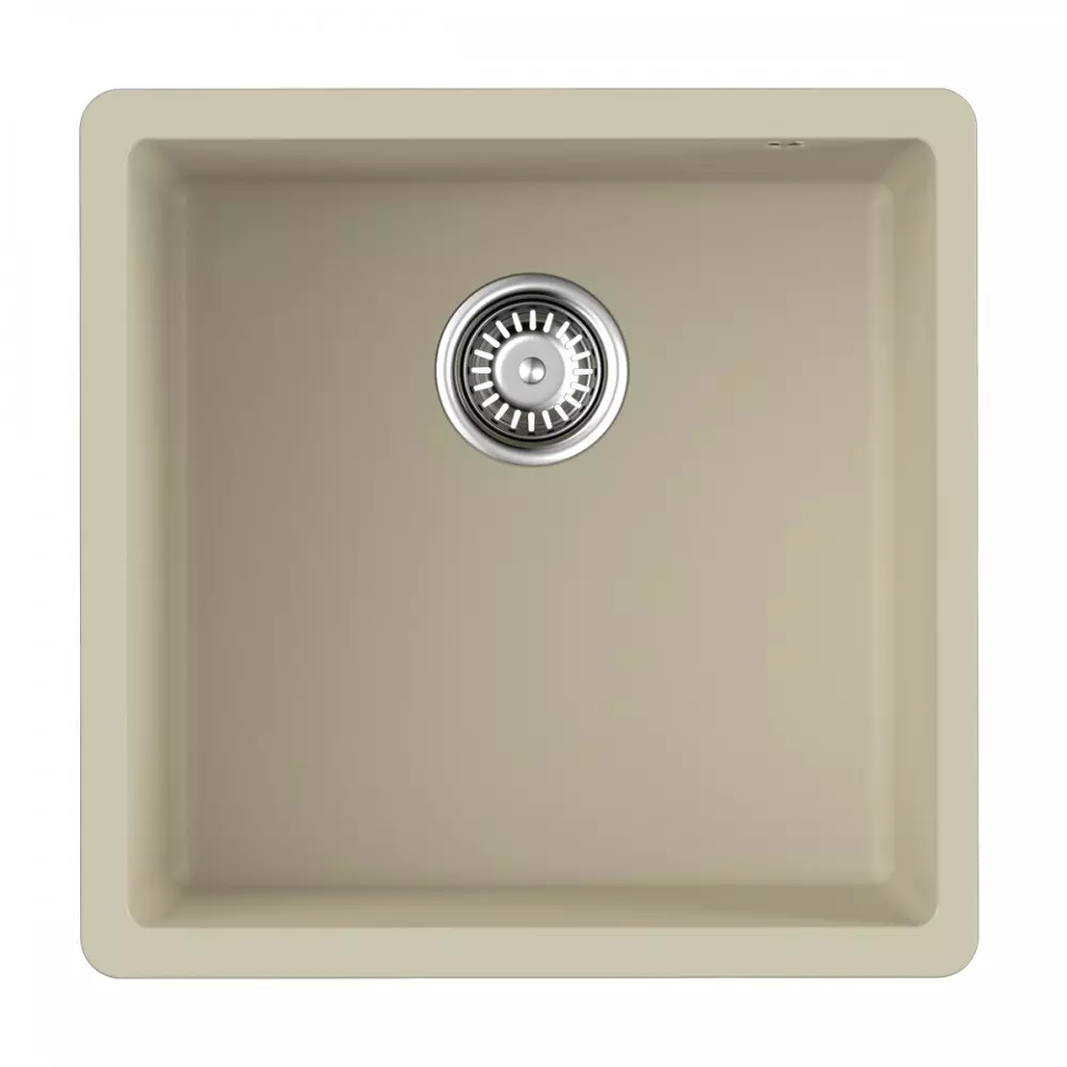 Фото Гранитная мойка Omoikiri Bosen 44-U-BE Tetogranit/ваниль