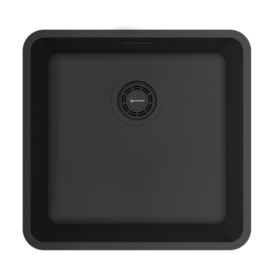 Фото Металлическая мойка Omoikiri Omi 43-U/I Ultra-GB нерж. сталь/графит