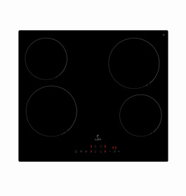 Картинка Lex EVH 6040B BL панель стеклокерамическая электрическая