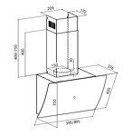 Превью картинка Наклонная вытяжка Lex PLAZA GS 600 BLACK воздухоочиститель #11