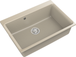Превью картинка Кварцевая мойка Rivelato AXEL 70 1-чаша 730*520мм beige scuro #2