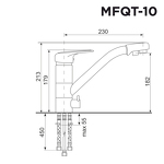 Превью картинка Смеситель для кухни Maunfeld MFQT-10LGR #2