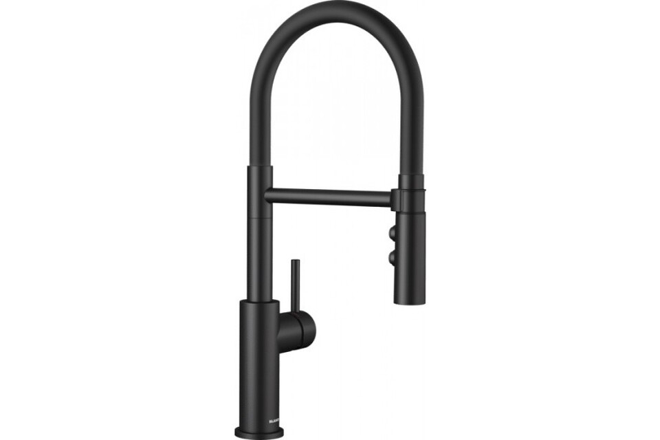 Фото Смеситель для кухни Blanсo CATRIS-S Flexo матовый черный