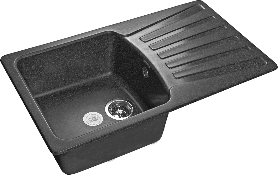 Фото Мраморная мойка GranFest STANDART 850L Графит