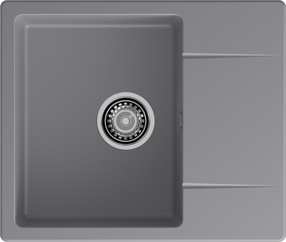 Фото Кварцевая мойка GranFest GF-URBAN 258L Темно-серый