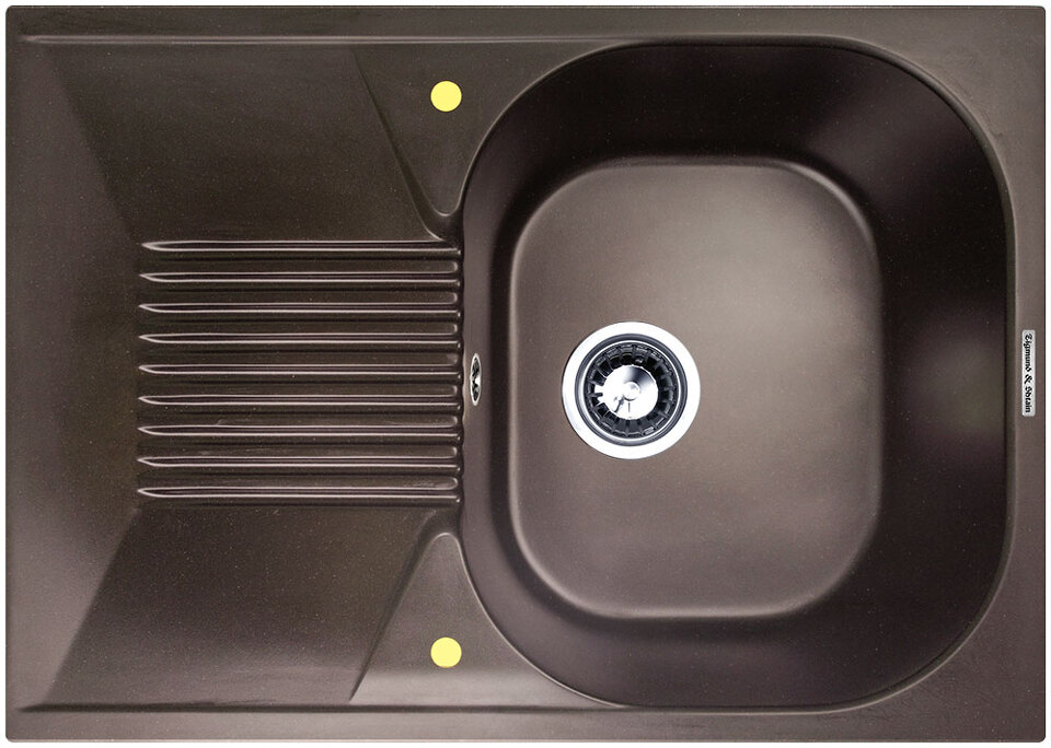 Фото Гранитная мойка Zigmund & Shtain KLASSISCH 695 Швейцарский шоколад