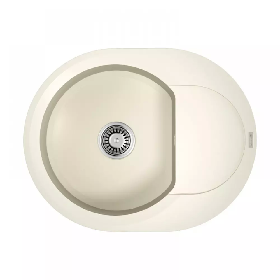 Фото Гранитная мойка Omoikiri Sakaime 60E-WH Tetogranit/белый