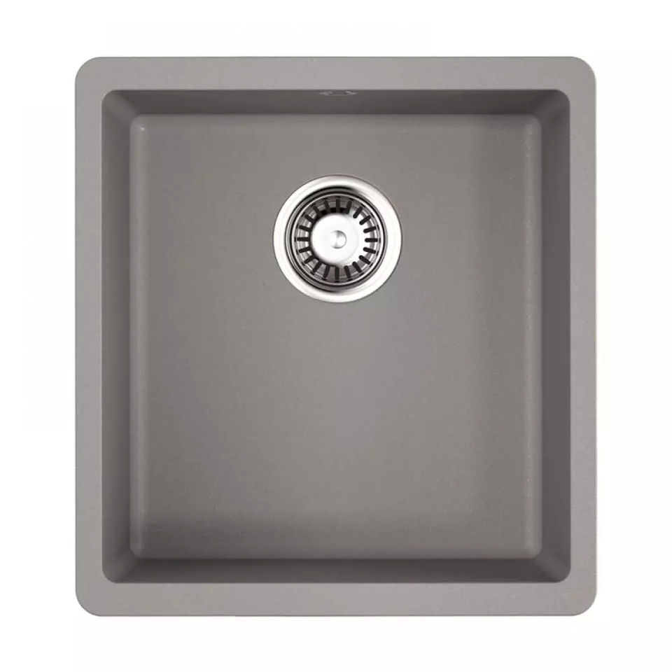Фото Гранитная мойка Omoikiri Kata 40-U-GR Artgranit/leningrad grey