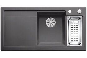 Картинка Blanсo AXON II 6 S (чаша справа) керамика PuraPlus базальт  с кл.-авт. InFino