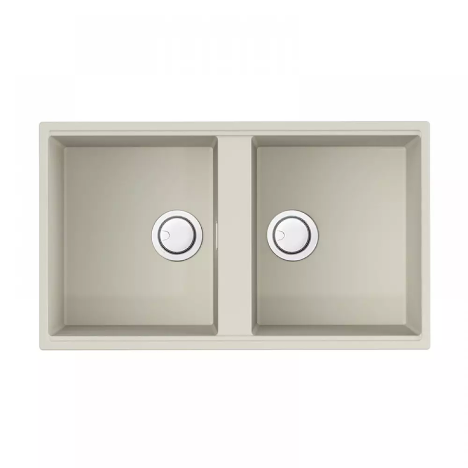 Фото Гранитная мойка Omoikiri Kitagawa 83-2-U-WH Artceramic/белый