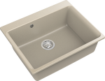 Превью картинка Кварцевая мойка Rivelato AXEL 60 1-чаша 630*520мм beige scuro #2